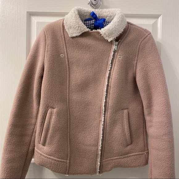 ⚡️2 for $20 Petite sherpa-lined Moto jacket - Picture 3 of 4